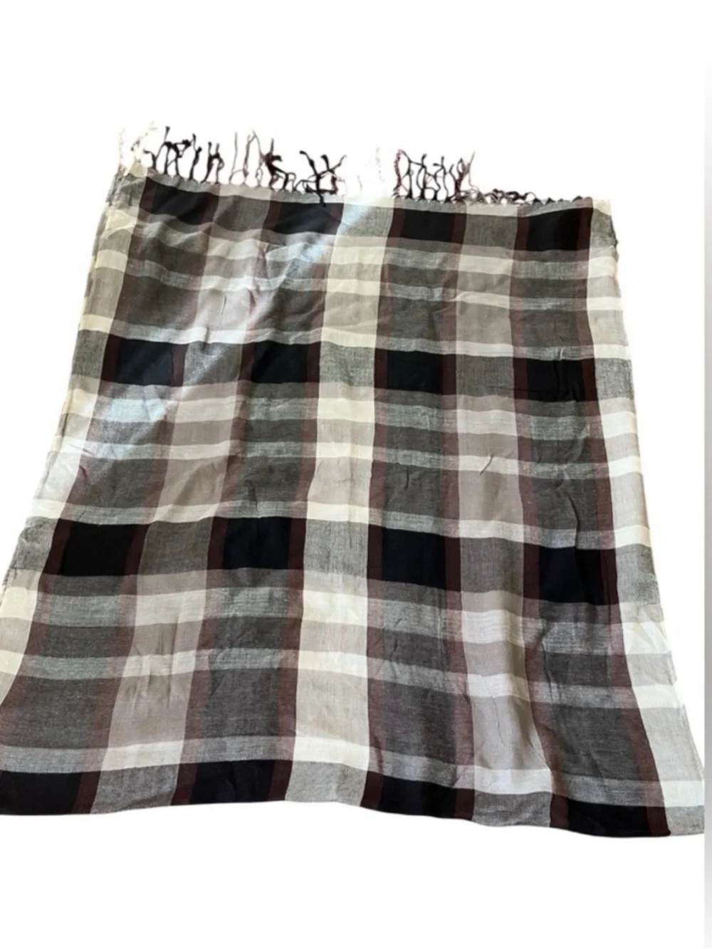 Set of Gorgeous rayon shawl + gray men’s tit